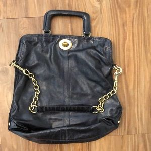 Genuine leather Coach bag
